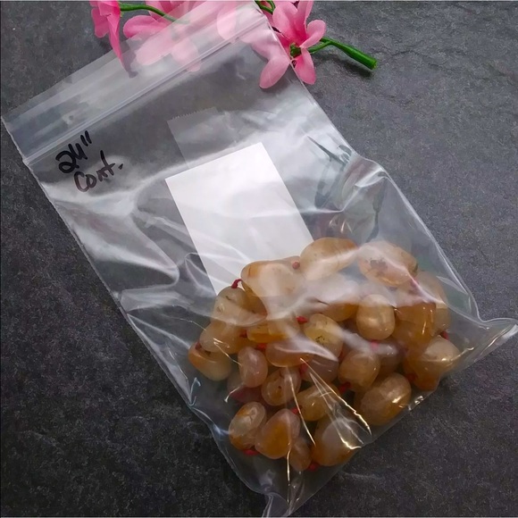 Vintage Hand-Knotted Stone Beaded Necklace. 24” - Picture 8 of 8